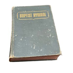 Baptist Hymnal Blue 1956 Convention Press Gospel Hymns Worship Songs Singing